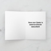 ハッピーイースター! シーズンカード (内部)