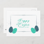 ハッピーイースター シーズンポストカード (正面/裏面)