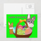 ハッピーイースター シーズンポストカード (正面/裏面)