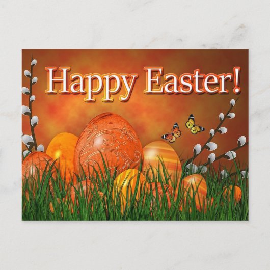 ハッピーイースター シーズンポストカード (正面)