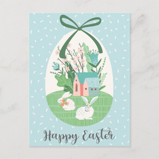 ハッピーイースター シーズンポストカード (正面)