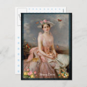 ハッピーイースター シーズンポストカード (正面/裏面)