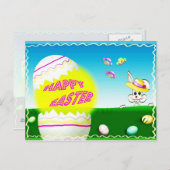 ハッピーイースター シーズンポストカード (正面/裏面)