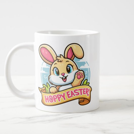 ハッピーイースター ジャンボコーヒーマグカップ (左)