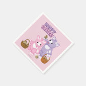 ハッピーイースター! スタンダードカクテルナプキン (角)