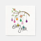 ハッピーイースター スタンダードカクテルナプキン (正面)