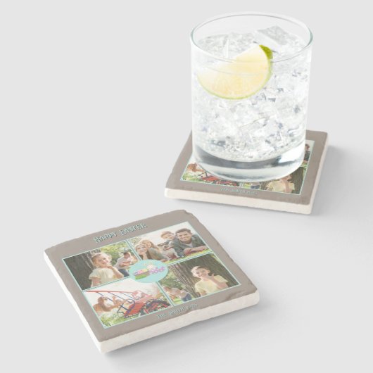 ハッピーイースター ストーンコースター (横)