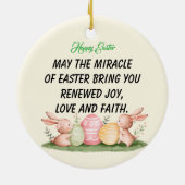 ハッピーイースター セラミックオーナメント (裏面)