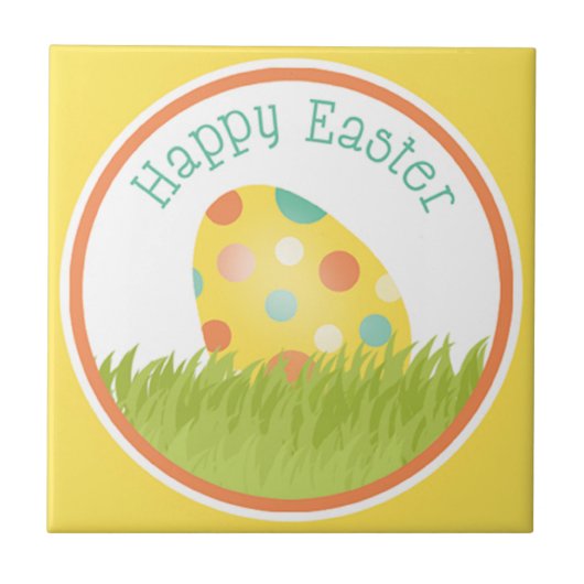 ハッピーイースター タイル (正面)