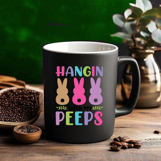 ハッピーイースター。チックス ツートーンマグカップ