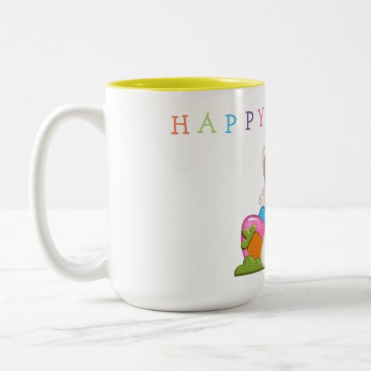 ハッピーイースター ツートーンマグカップ (左)