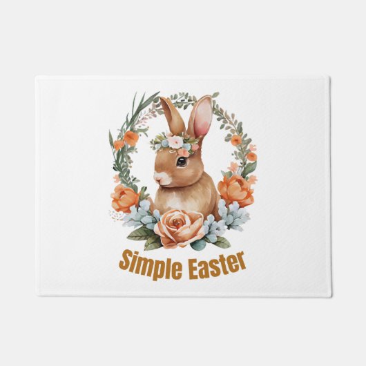 ハッピーイースター ドアマット (正面)