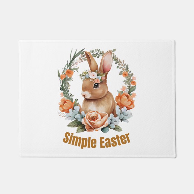 ハッピーイースター ドアマット (正面)