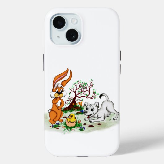 ハッピーイースター!ハセ・キュケン・ウェルペ Case-Mate iPhoneケース (裏面)