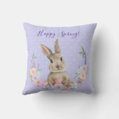 ハッピーイースター/ハッピー春バニーラビット クッション (裏面)