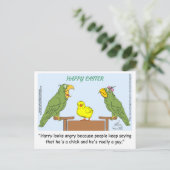 ハッピーイースター!「ハリーは人々が怒~しているからに見える ポストカード (スタンド正面)