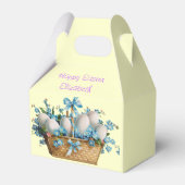 ハッピーイースター、バスケットキャンディーボックス フェイバーボックス (正面サイド)