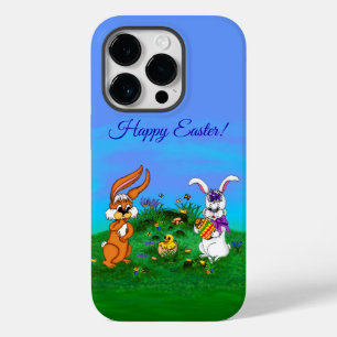 ハッピーイースター!バニーとシックのウサギ Case-Mate iPhone 14 PROケース