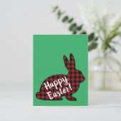 ハッピーイースター!バニーシルエットレッドバッファロープレイド シーズンカード (スタンド正面)