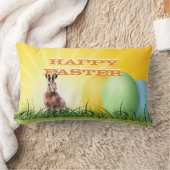 ハッピーイースター – バニー&エッグス ランバークッション (ブランケット)