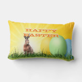 ハッピーイースター – バニー&エッグス ランバークッション (裏面)