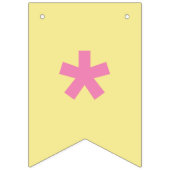 「ハッピーイースター」バンティング・バナー・パーティーカスタマイズ、 バンティングフラッグ (第1の旗)