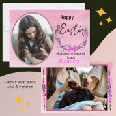 ハッピーイースター |バ実在ニーズの写真カード カード