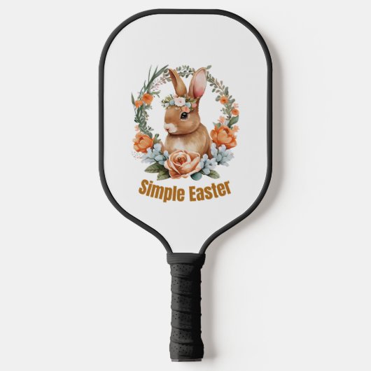 ハッピーイースター ピックルボールラケット (正面)