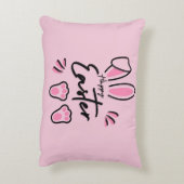 ハッピーイースター（ピンク） アクセントクッション (裏面(縦))