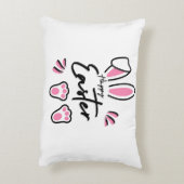 ハッピーイースター(ピンク) アクセントクッション (裏面(縦))