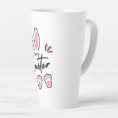 ハッピーイースター（ピンク） カフェラテマグ (右アングル)