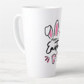 ハッピーイースター（ピンク） カフェラテマグ (左アングル)