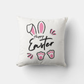 ハッピーイースター（ピンク） クッション (正面)