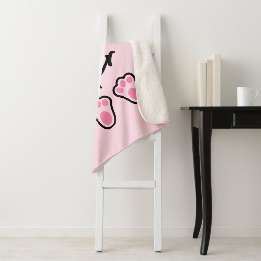 ハッピーイースター（ピンク） シェルパブランケット (インサイチュ)
