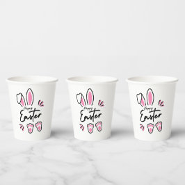 ハッピーイースター（ピンク） 紙コップ
