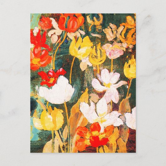 ハッピーイースター。ファインアートはがき シーズンポストカード (正面)