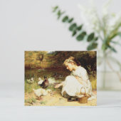 ハッピーイースター。ファインアートはがき シーズンポストカード (スタンド正面)