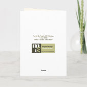 ハッピーイースター。ファインアートイースターカード シーズンカード (裏面)