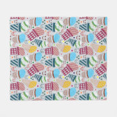 ハッピーイースター フリースブランケット (正面(横))