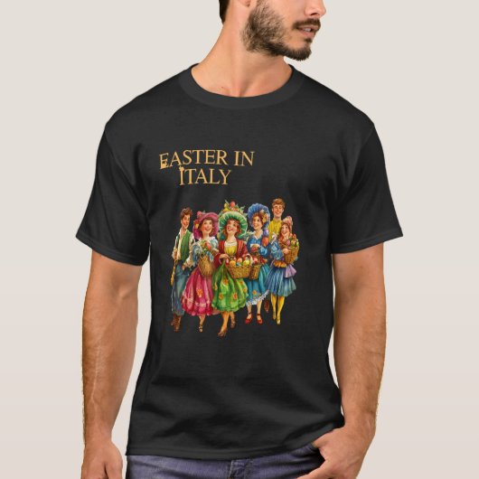 ハッピーイースター ブオナ パスクア Tシャツ (正面)