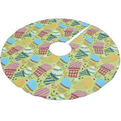 ハッピーイースター ブラッシュドポリエステルツリースカート (アングル)