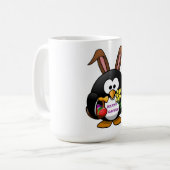 「ハッピーイースター」ペンギンバニー コーヒーマグカップ (正面左)