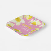 ハッピーイースター。 ペーパープレート (傾斜あり)