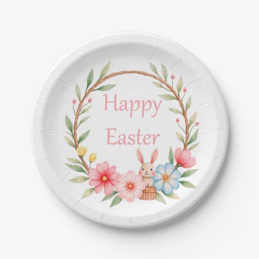 ハッピーイースター ペーパープレート (正面)