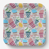 ハッピーイースター ペーパープレート (正面)