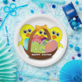 ハッピーイースター ペーパープレート (パーティー)