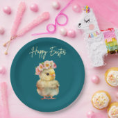 ハッピーイースター ペーパープレート (パーティー)