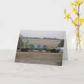 「ハッピーイースター ボックスカー」イースターカード カード (黄色い花)