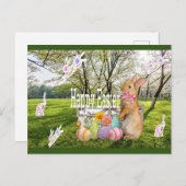 ハッピーイースター ポストカード (正面/裏面)