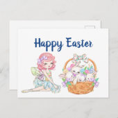 ハッピーイースター ポストカード (正面/裏面)